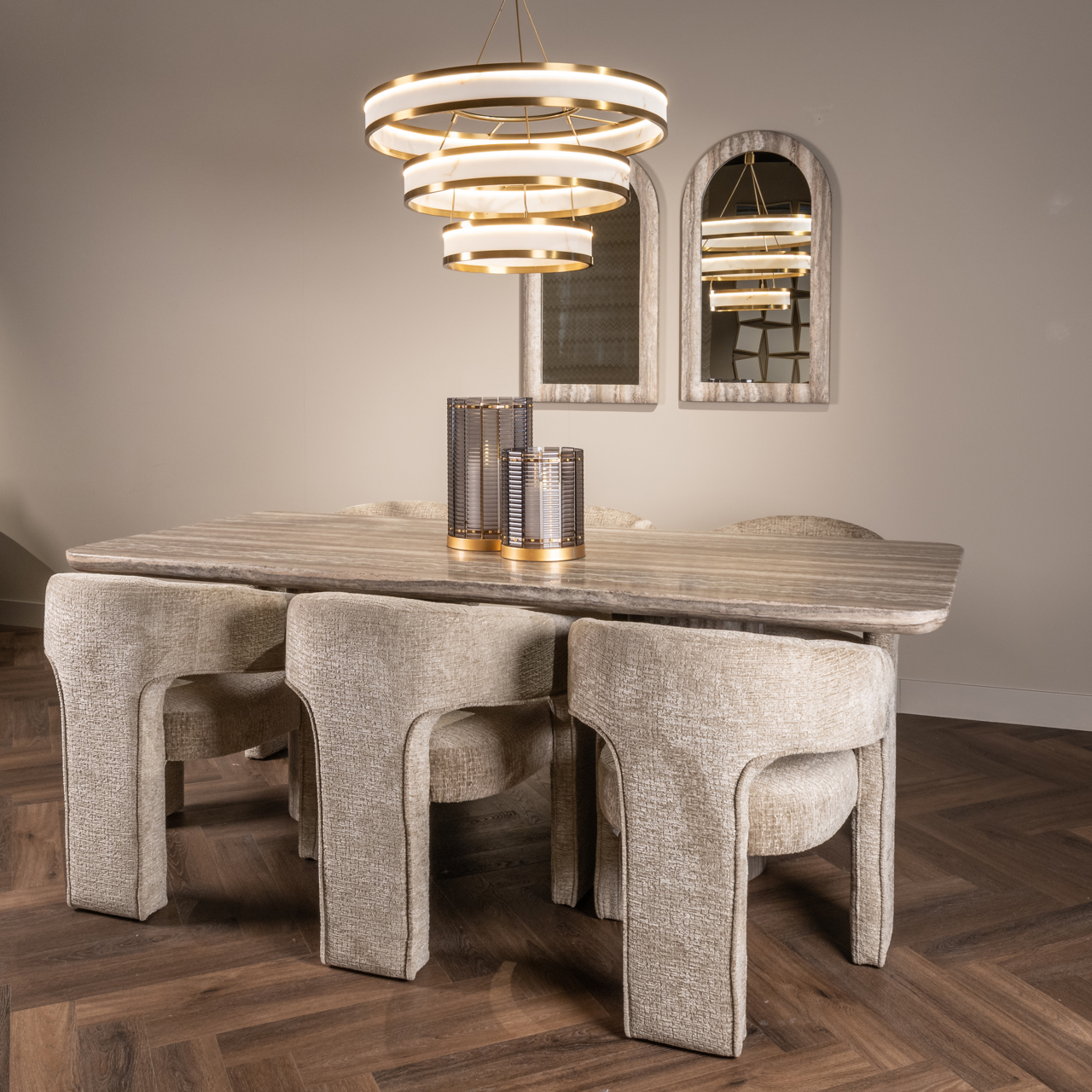 Eetkamerstoel Belle desert fusion fire retardant