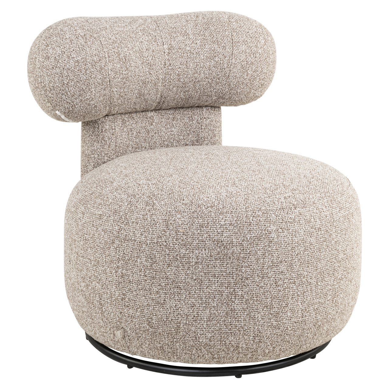 Lounge stoel Kaya cayenne brown swivel