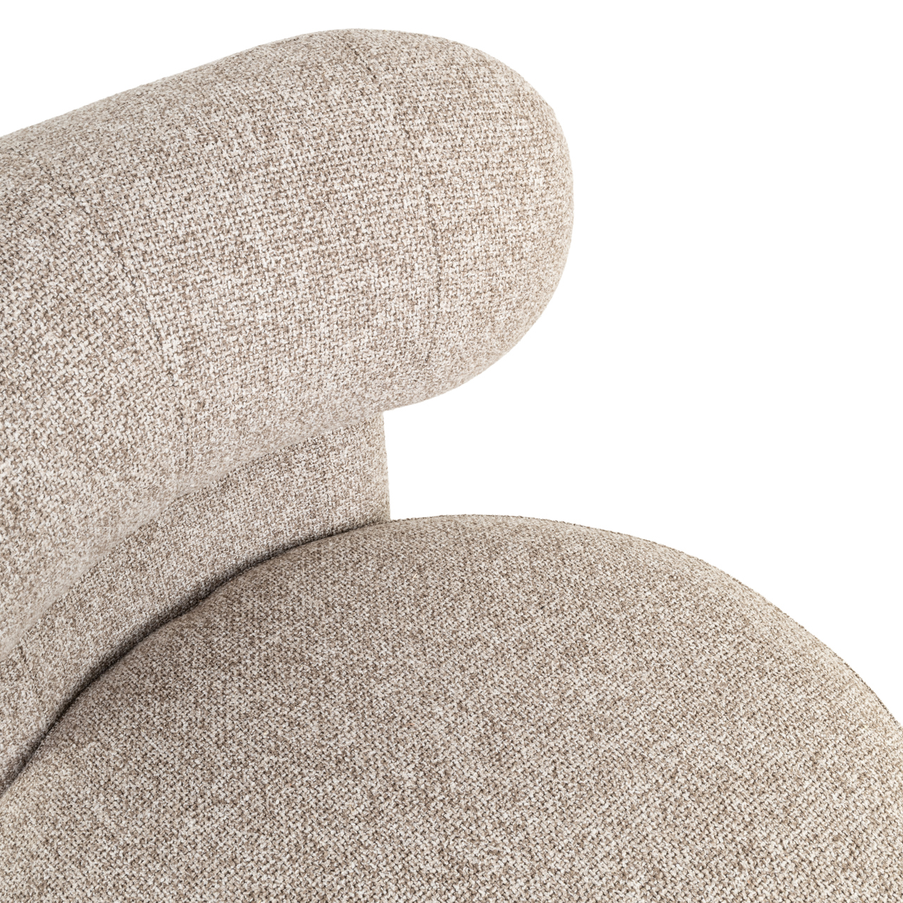 Lounge stoel Kaya cayenne brown swivel
