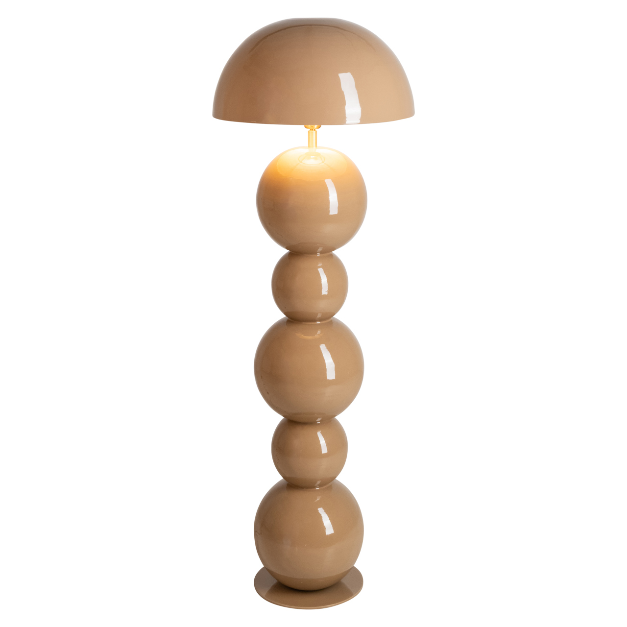 Vloerlamp Hasden mocha mousse