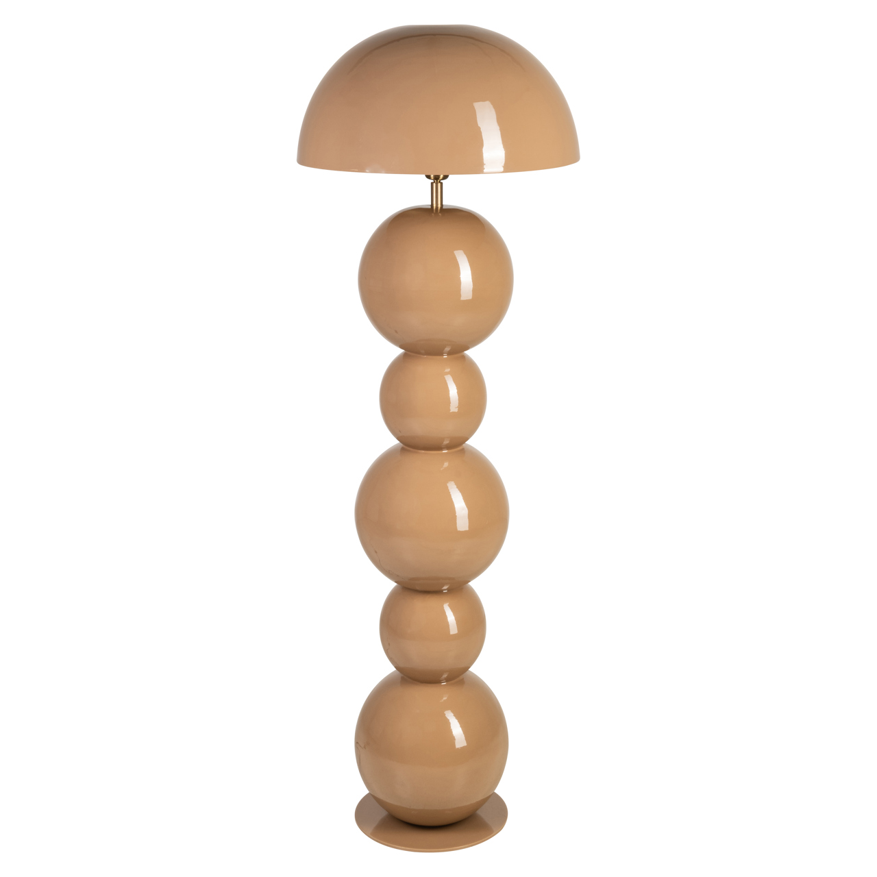 Vloerlamp Hasden mocha mousse