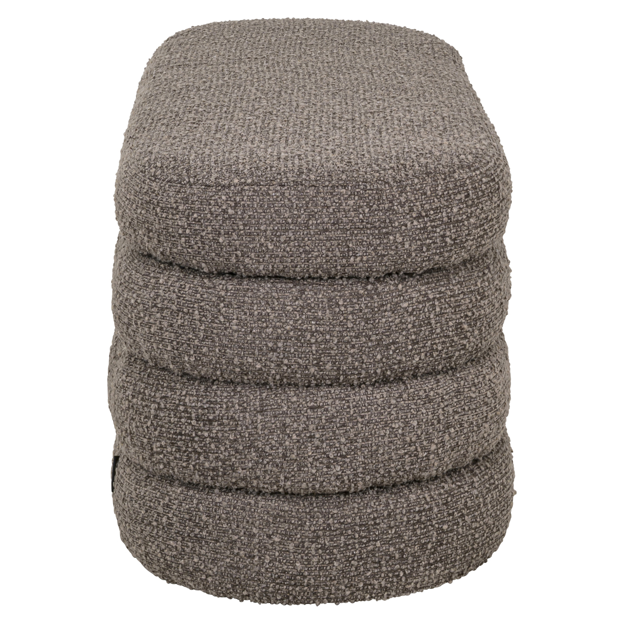 Poef & Voetenbank Camille brown chunky