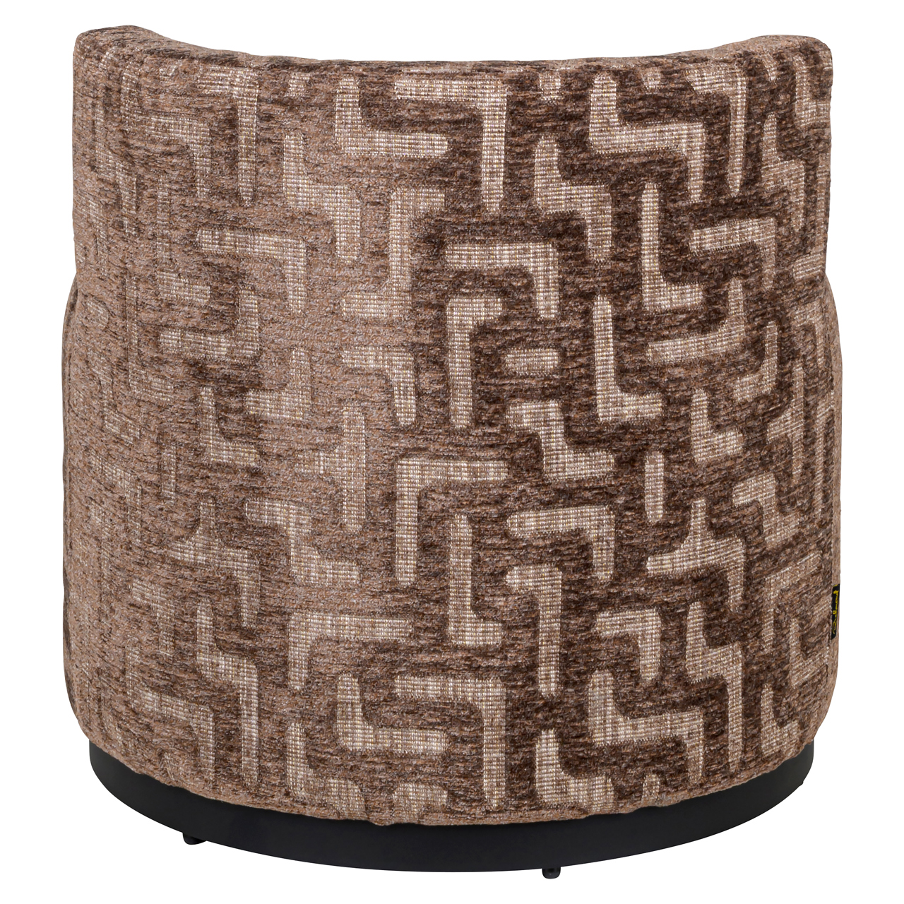 Lounge stoel Franny brown labyrinth