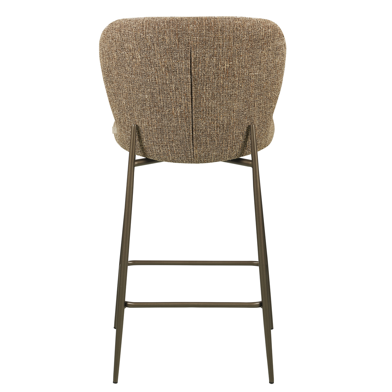 Counterstoel Odarby brown tweed fire retardant