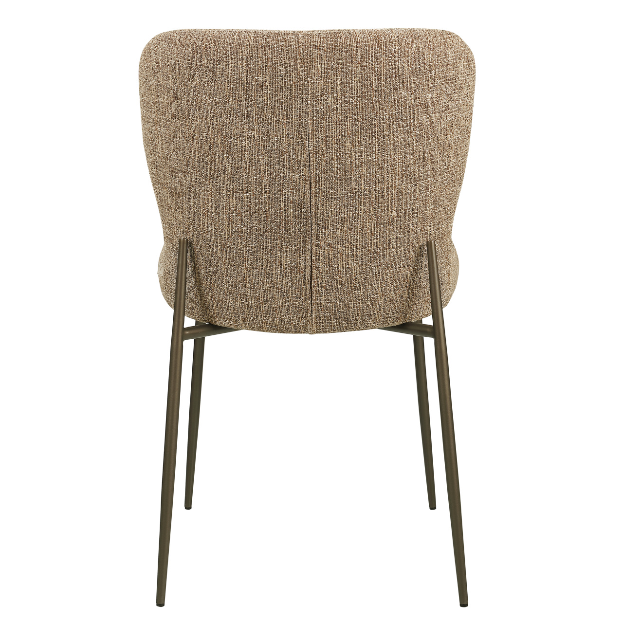 Eetkamerstoel Odarby brown tweed fire retardant (Set of 2)