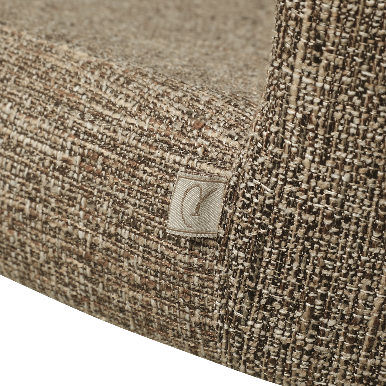Eetkamerstoel Odarby brown tweed fire retardant (Set of 2)