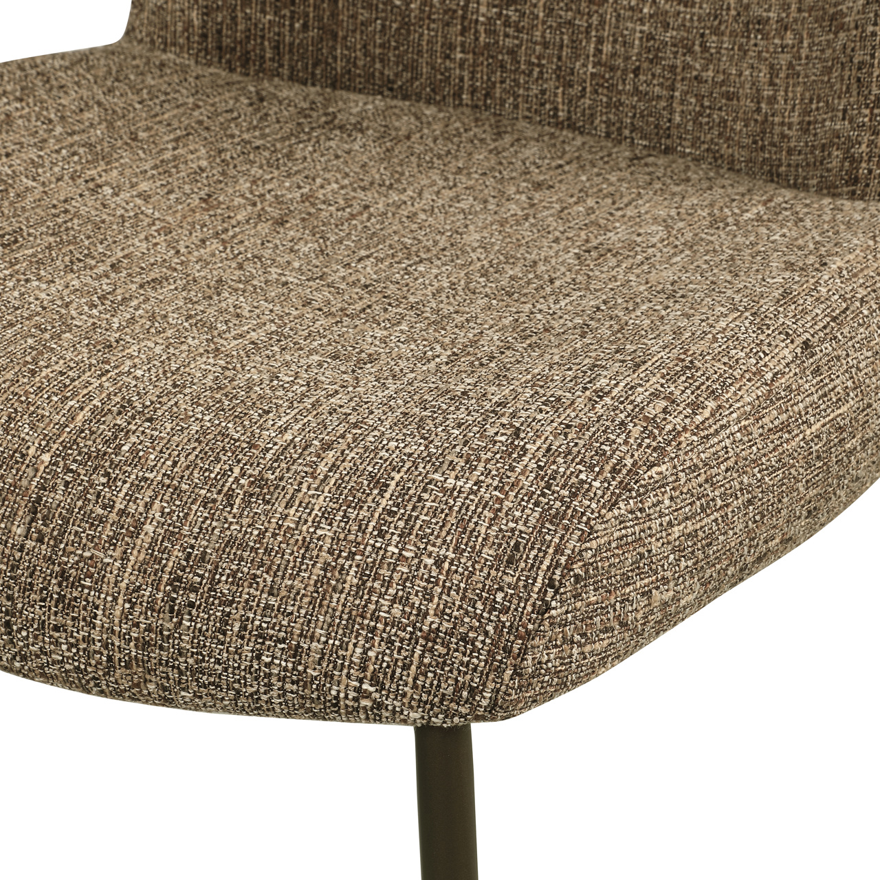 Eetkamerstoel Odarby brown tweed fire retardant (Set of 2)