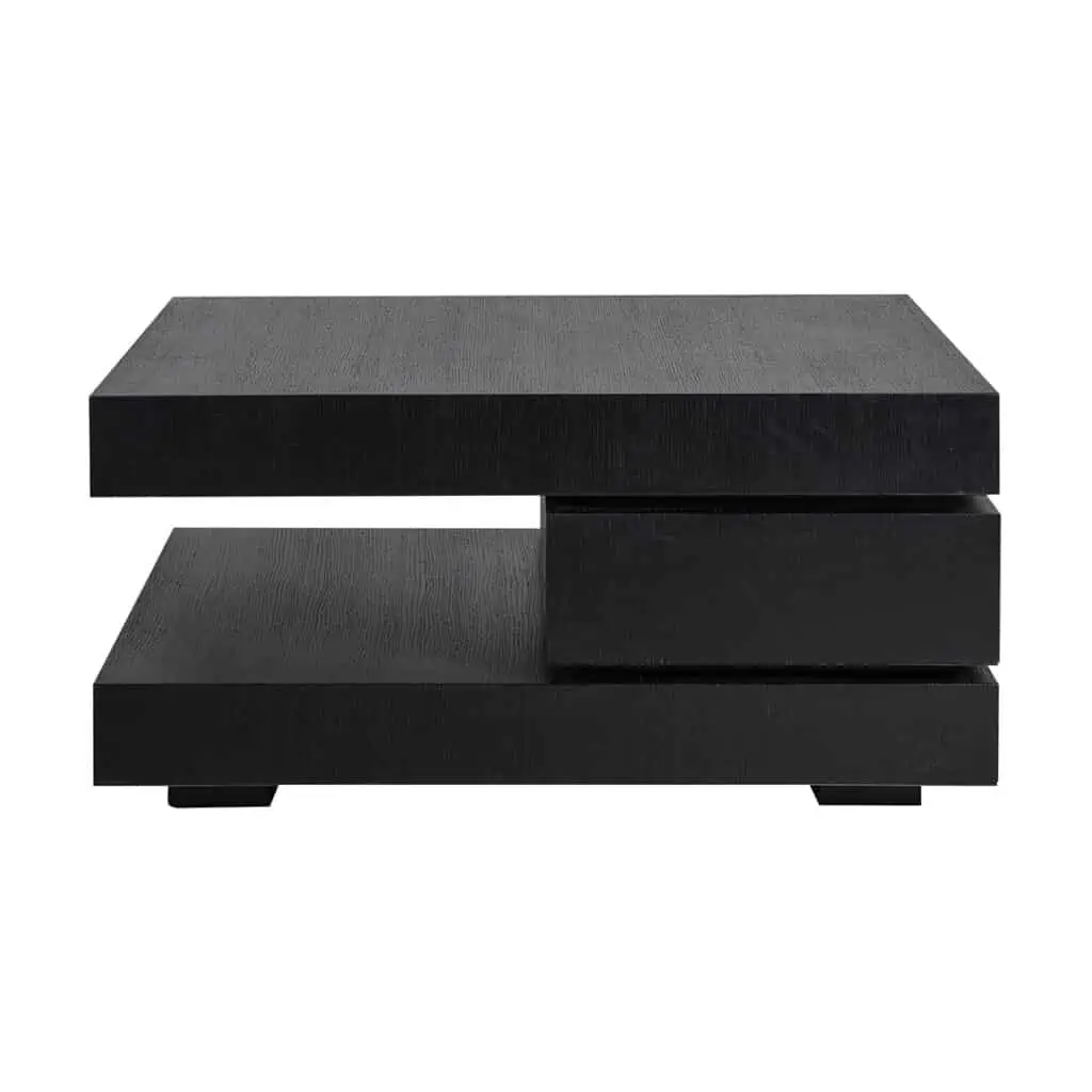 - Salontafel Oakura black 90x90