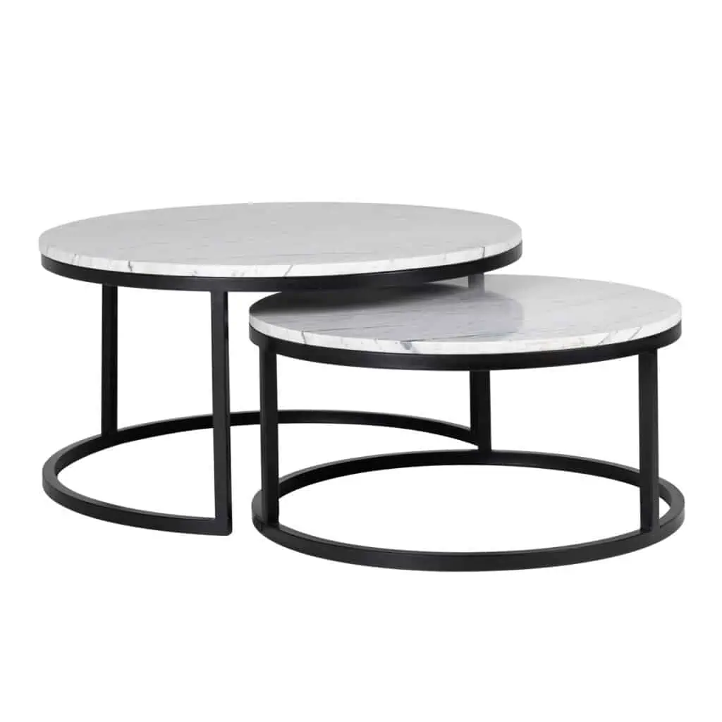 - Salontafel Lexington white (Set of 2)