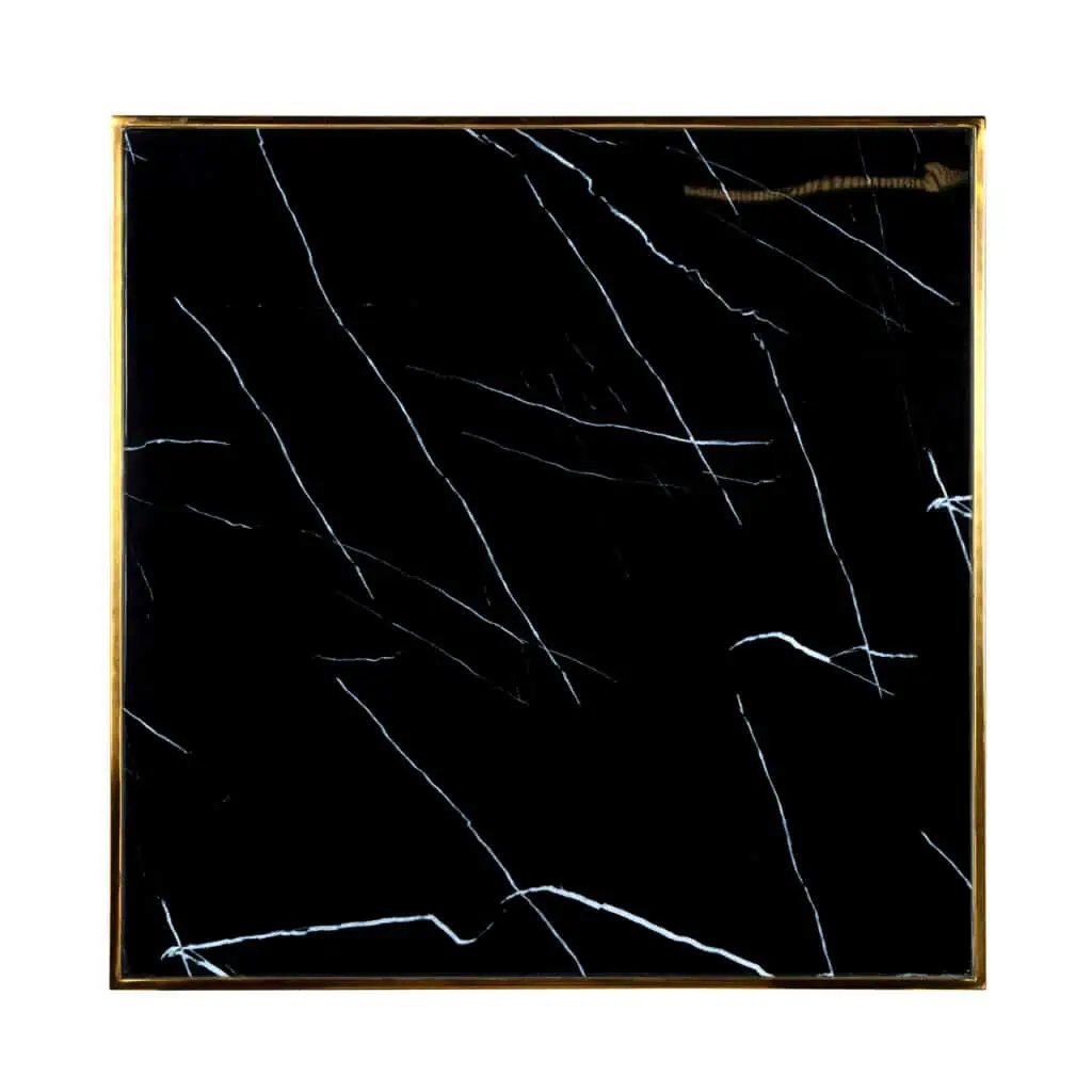 - Bistrotafel Can Roca black/gold 70x70