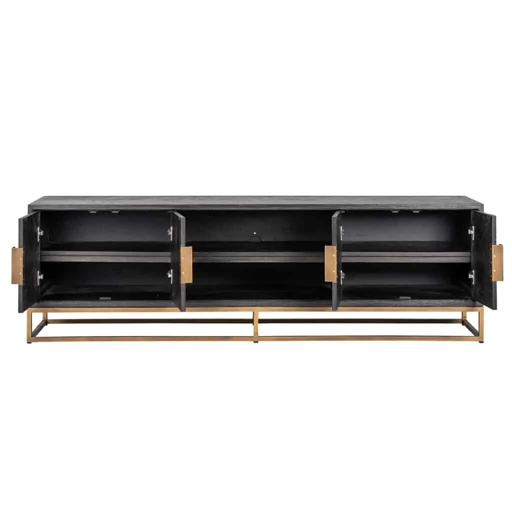 - TV-meubel Blackbone Brass black rustic 200