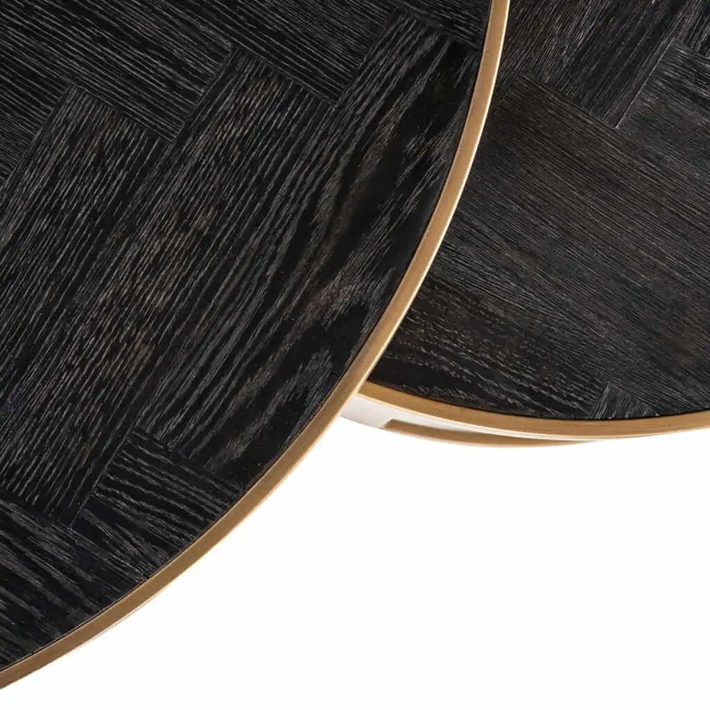 - Salontafel Blackbone Brass black rustic (Set of 2)
