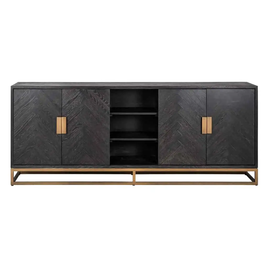 - Dressoir Blackbone Brass black rustic
