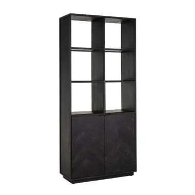 - Wandkast Blackbone Brass black rustic