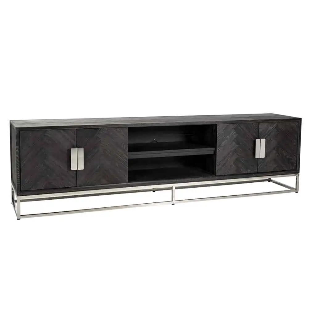 - TV-meubel Blackbone Silver black rustic 220