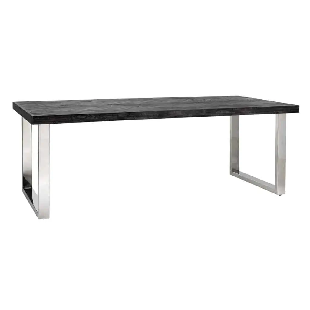 - Eettafel Blackbone Silver black rustic 220