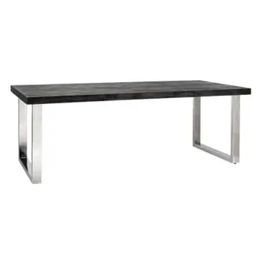 - Eettafel Blackbone Silver black rustic 220