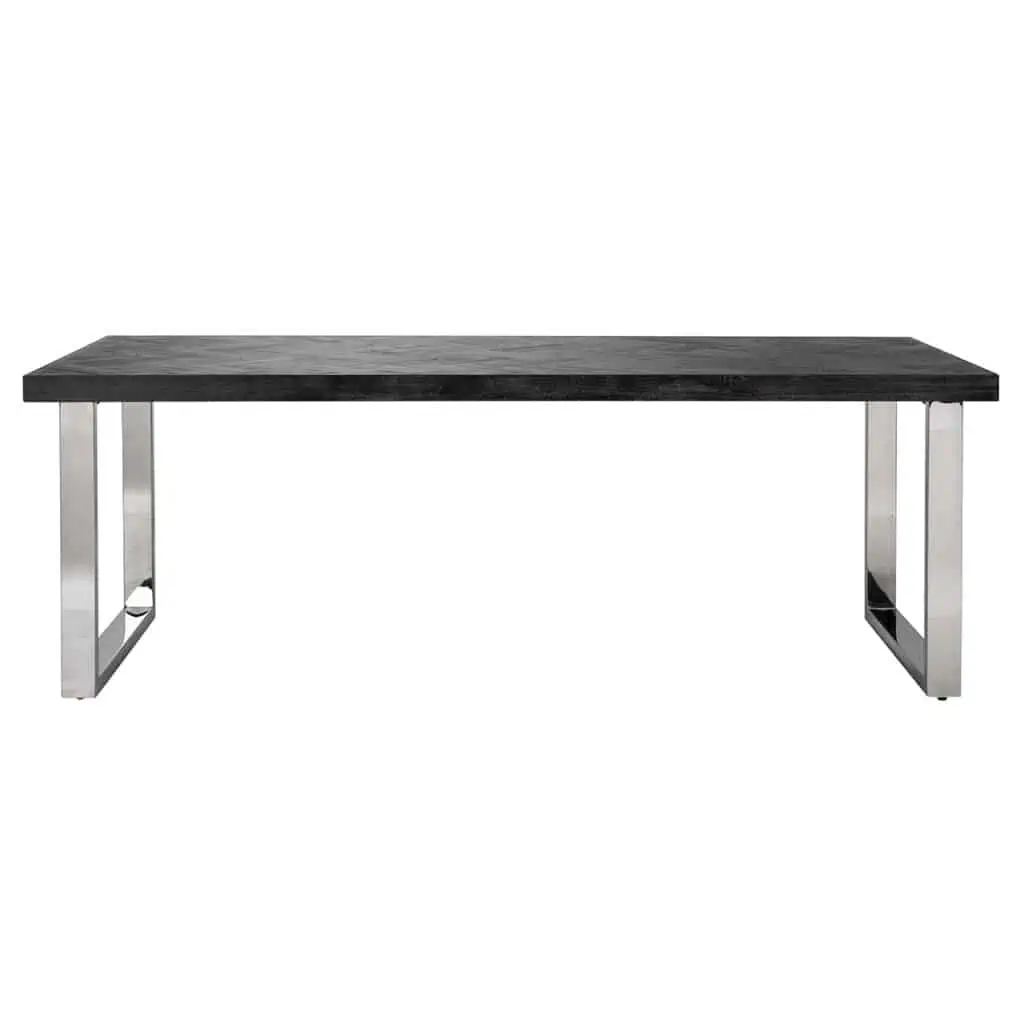 - Eettafel Blackbone Silver black rustic 220