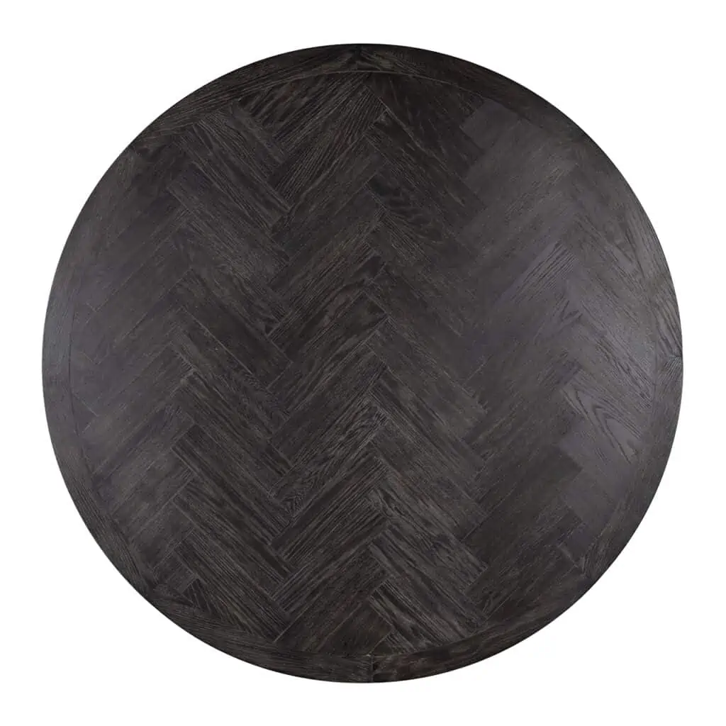 - Eettafel Blackbone Gold black rustic 140Ø