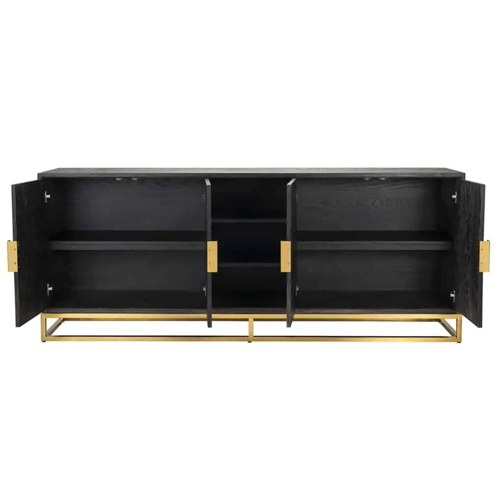 - Dressoir Blackbone Gold black rustic