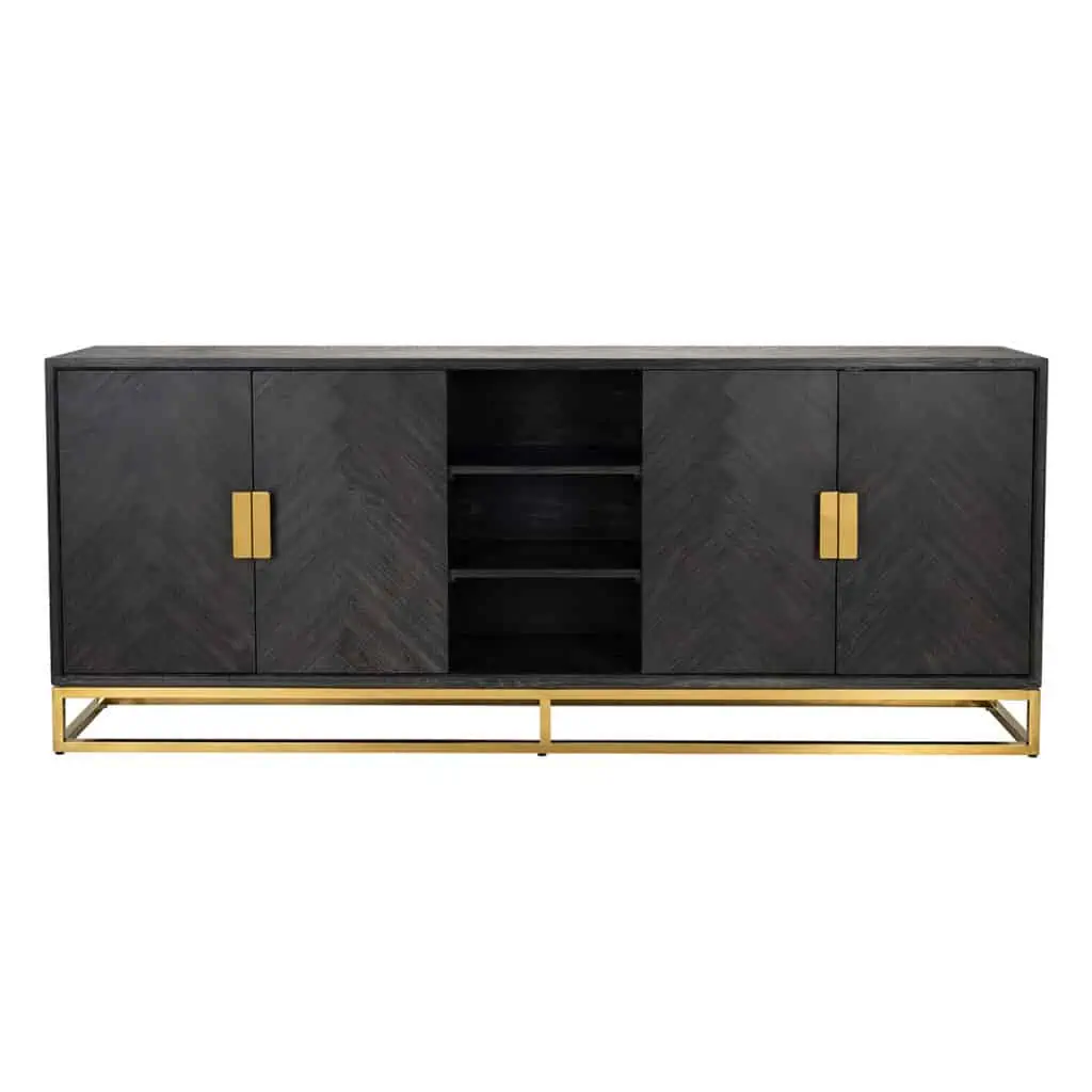 - Dressoir Blackbone Gold black rustic