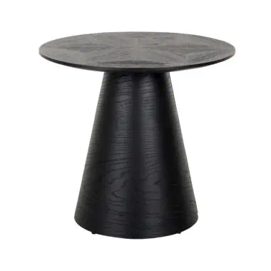 - Bijzettafel Blax black 58Ø