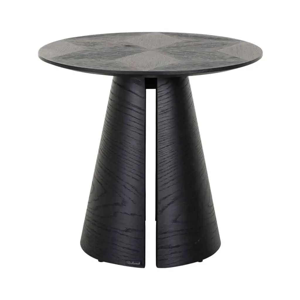 - Bijzettafel Blax black 58Ø