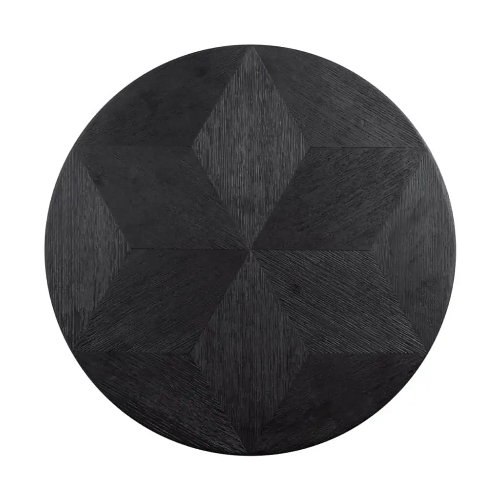 - Bijzettafel Blax black 58Ø