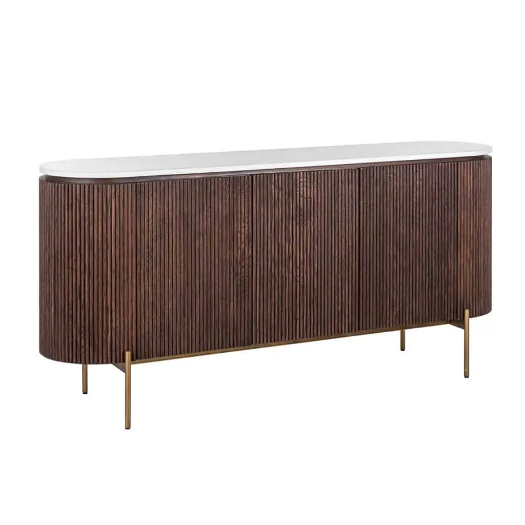 - Dressoir Barkley brushed gold