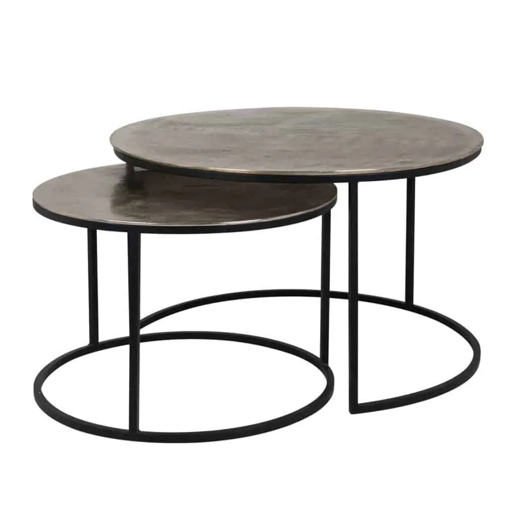 - Salontafel Asher champagne gold (Set of 2)