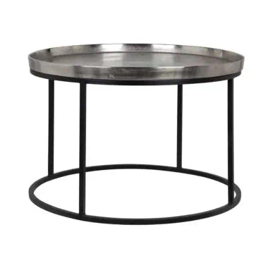 - Salontafel Lyam silver 70Ø
