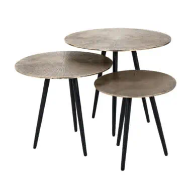 - Salontafel Vittorio champagne gold (Set of 3)