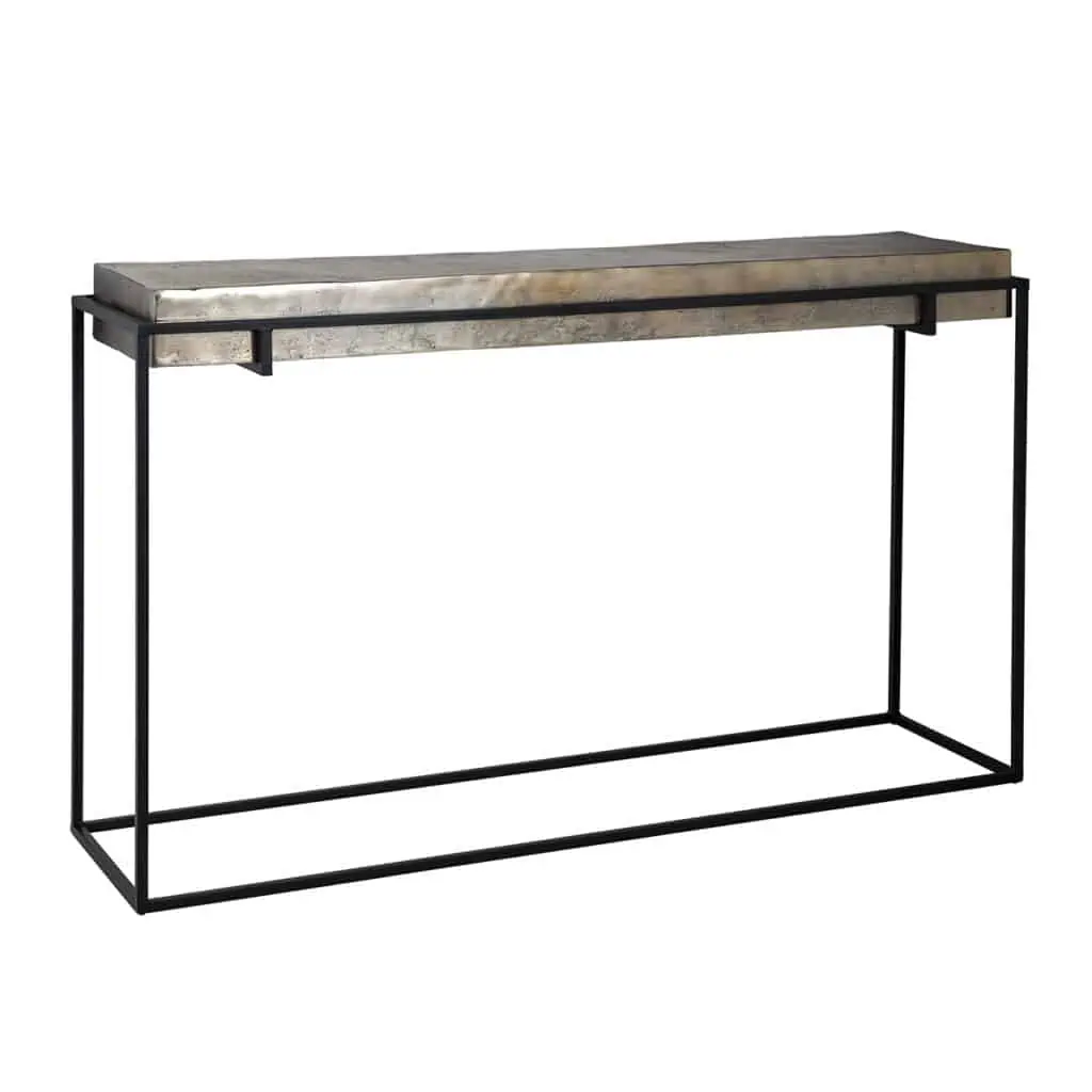- Console Calloway champagne gold