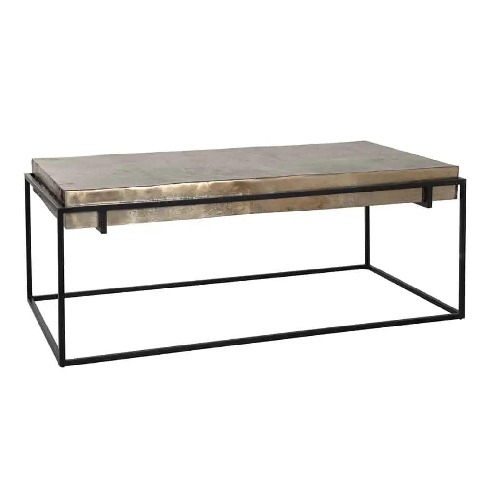 - Salontafel Calloway champagne gold