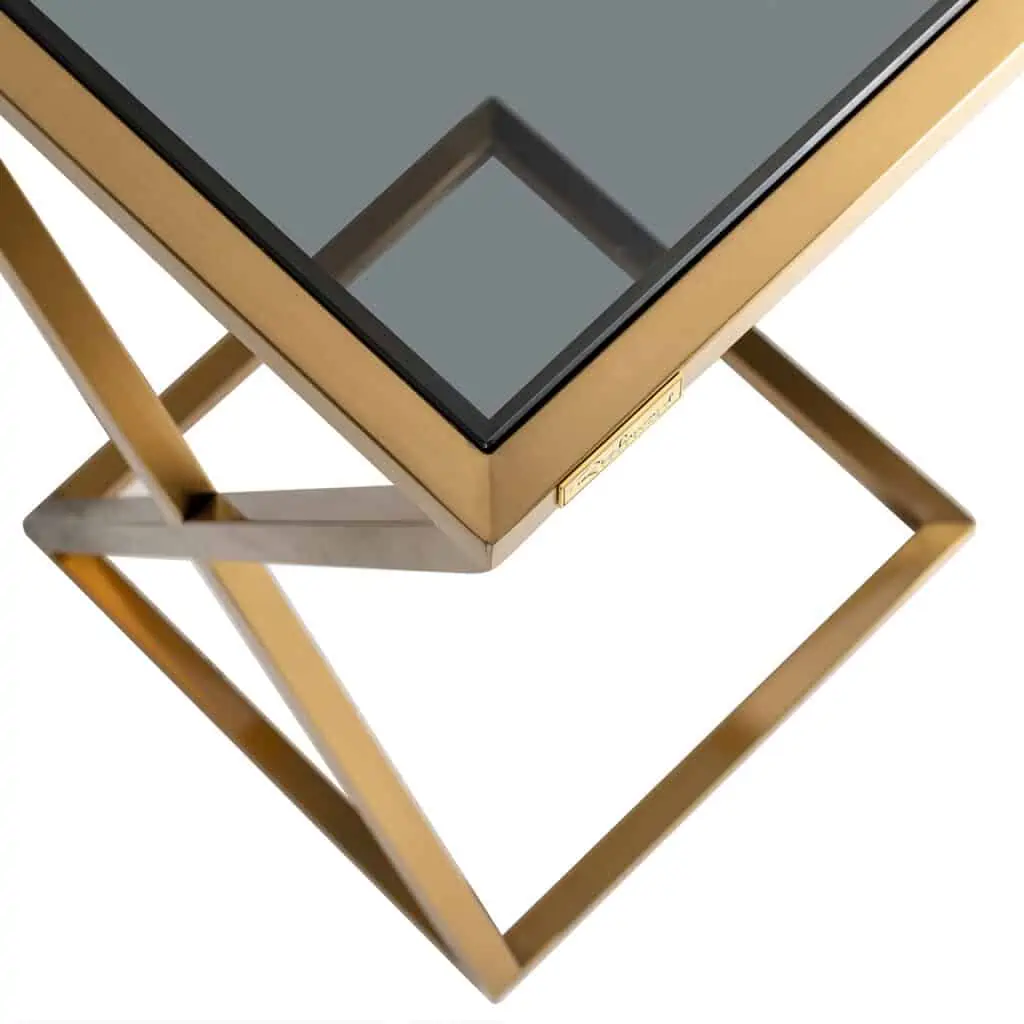 - Sofa tafel Paramount brushed gold