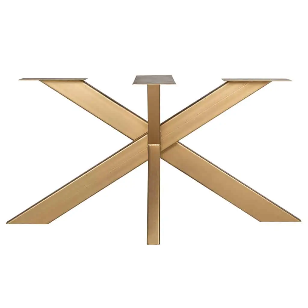 - Eettafel Spider gold base