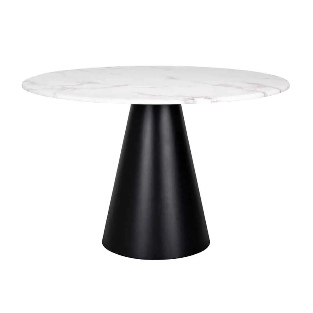 - Eettafel Degas white 120Ø