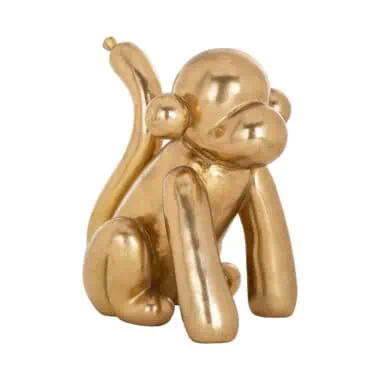 - Decoratief object Monkey gold