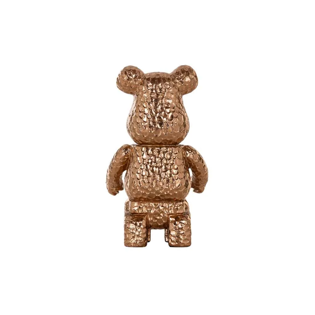 - Decoratief object Bear gold sitting