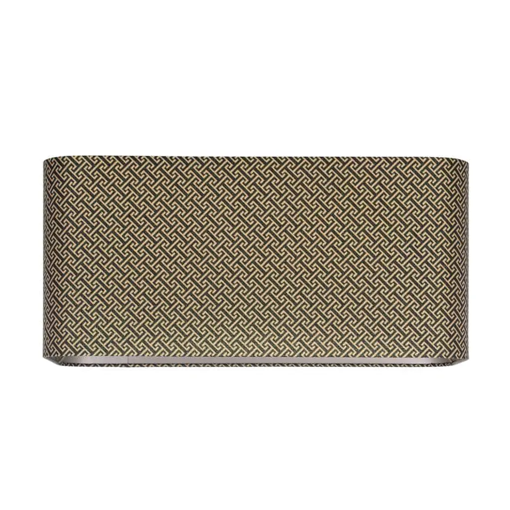 - Lampenkap Geo black rectangular