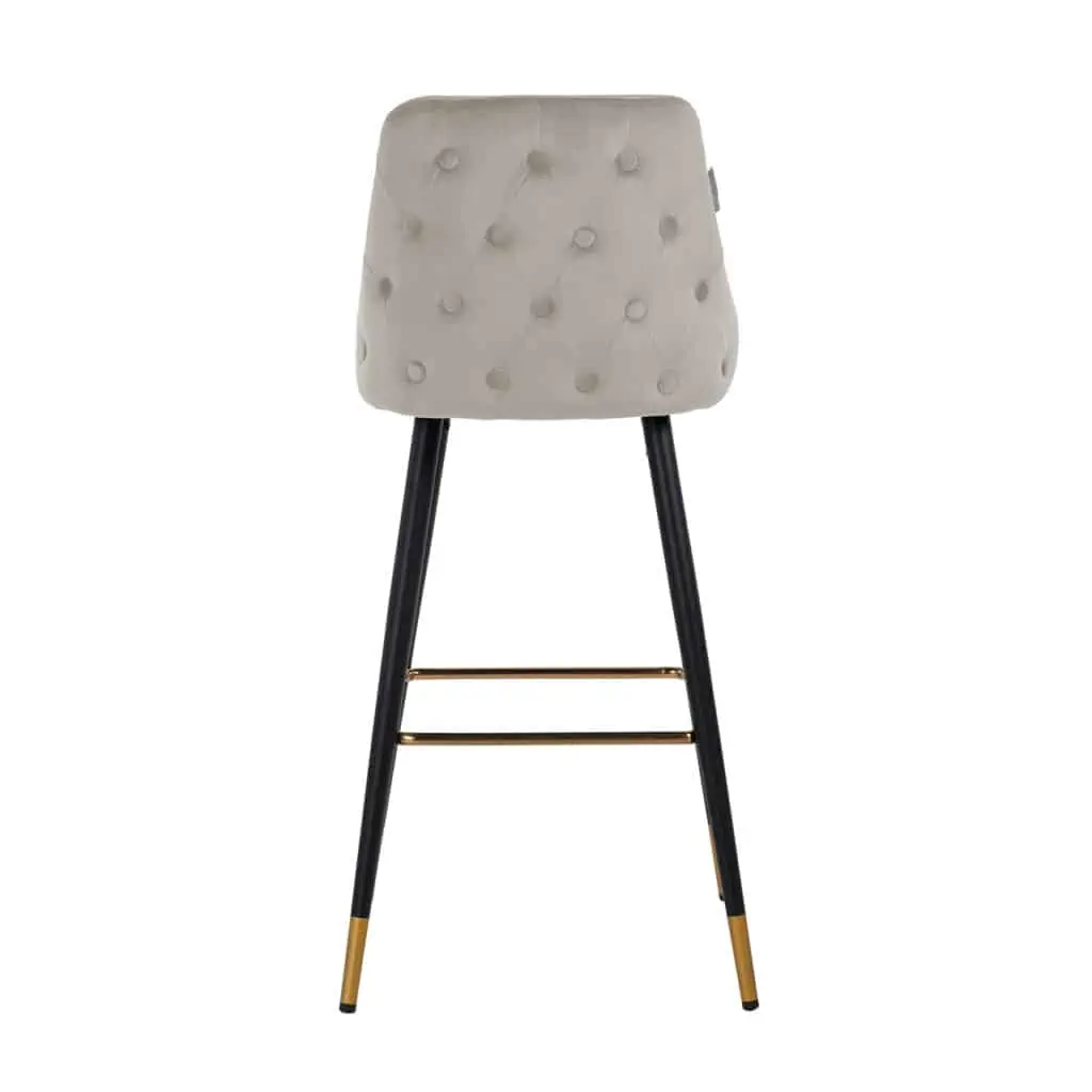 - Barstoel Imani khaki velvet (Set of 2)