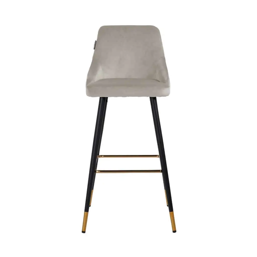 - Barstoel Imani khaki velvet (Set of 2)