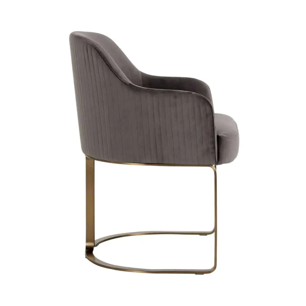 - Eetkamerstoel Hadley stone velvet
