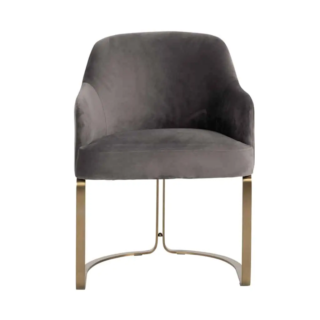 - Eetkamerstoel Hadley stone velvet
