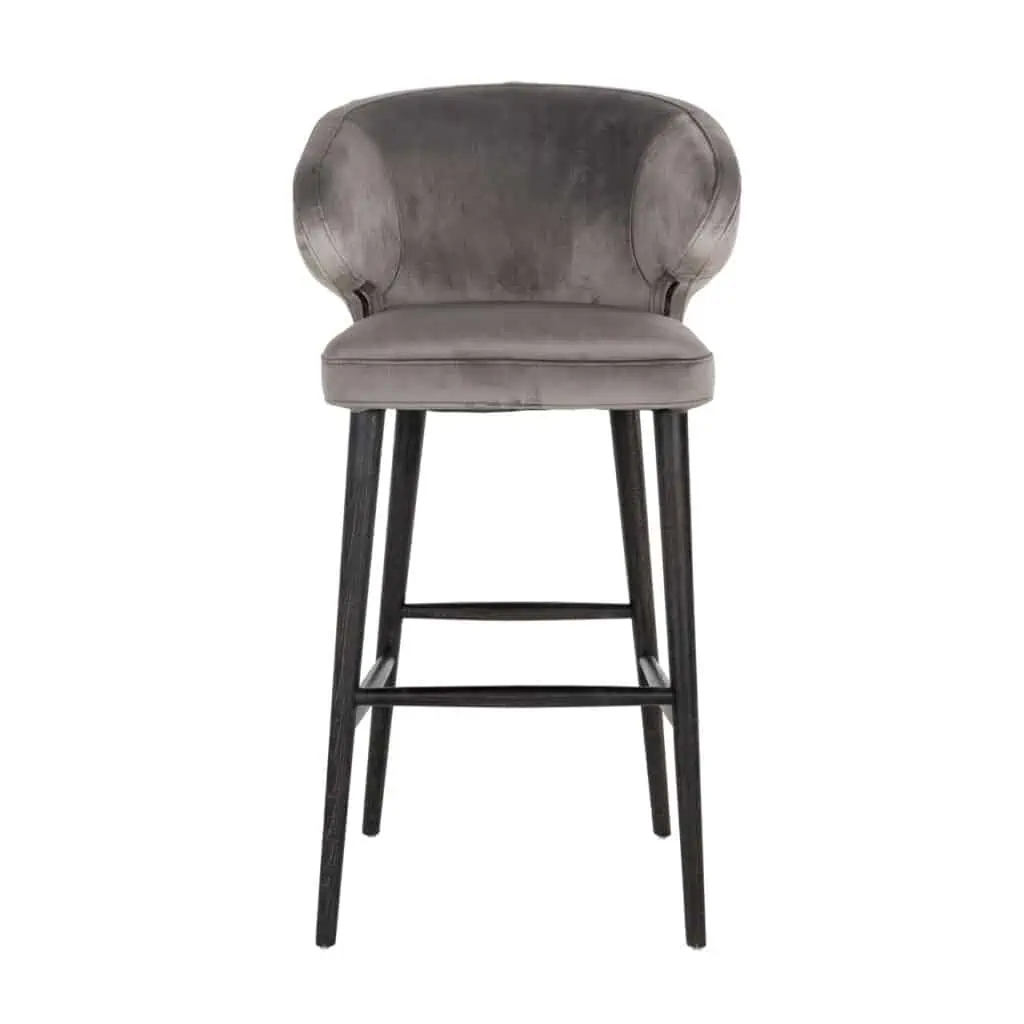 - Barstoel Indigo stone velvet