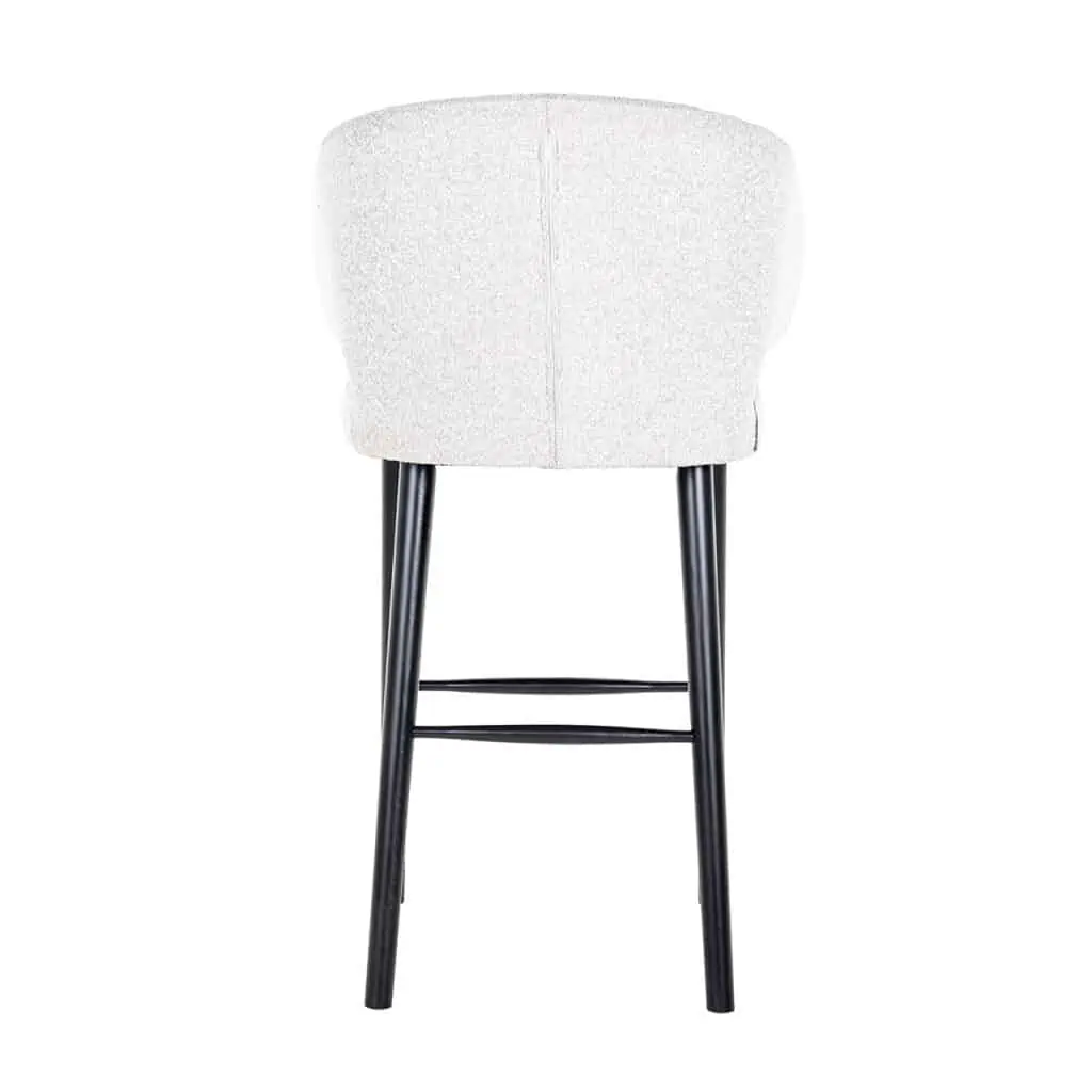 - Barstoel Indigo white bouclé