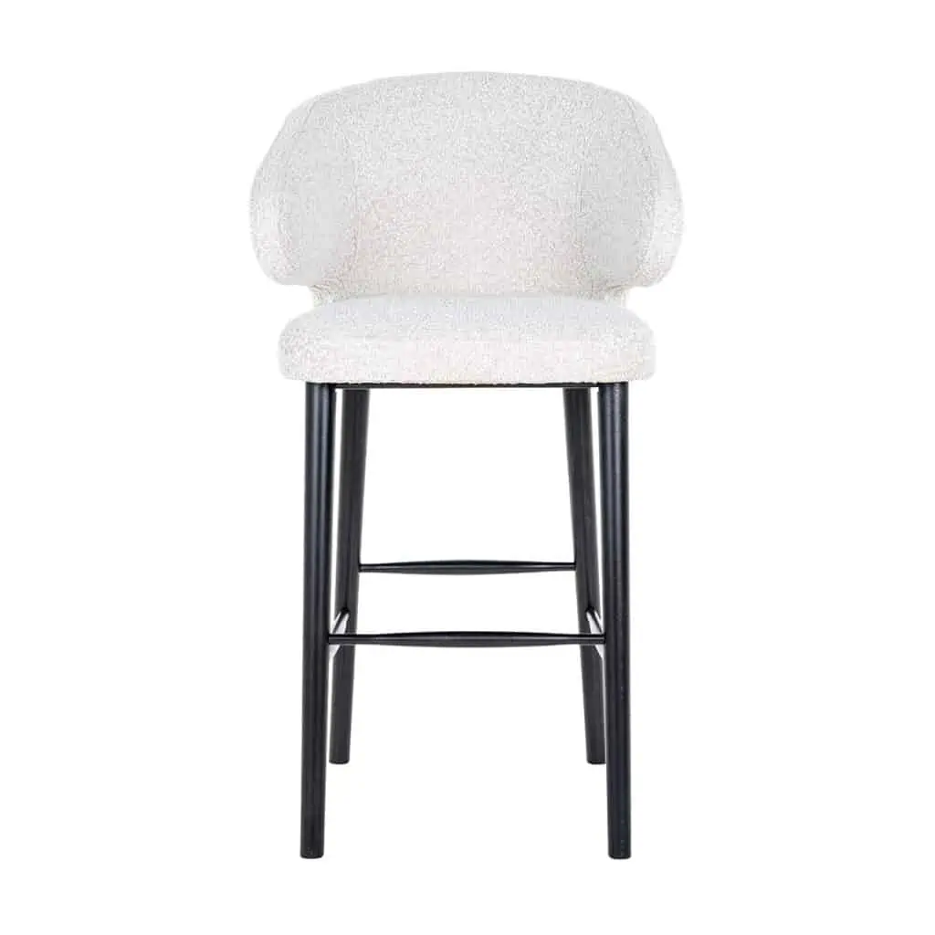 - Barstoel Indigo white bouclé