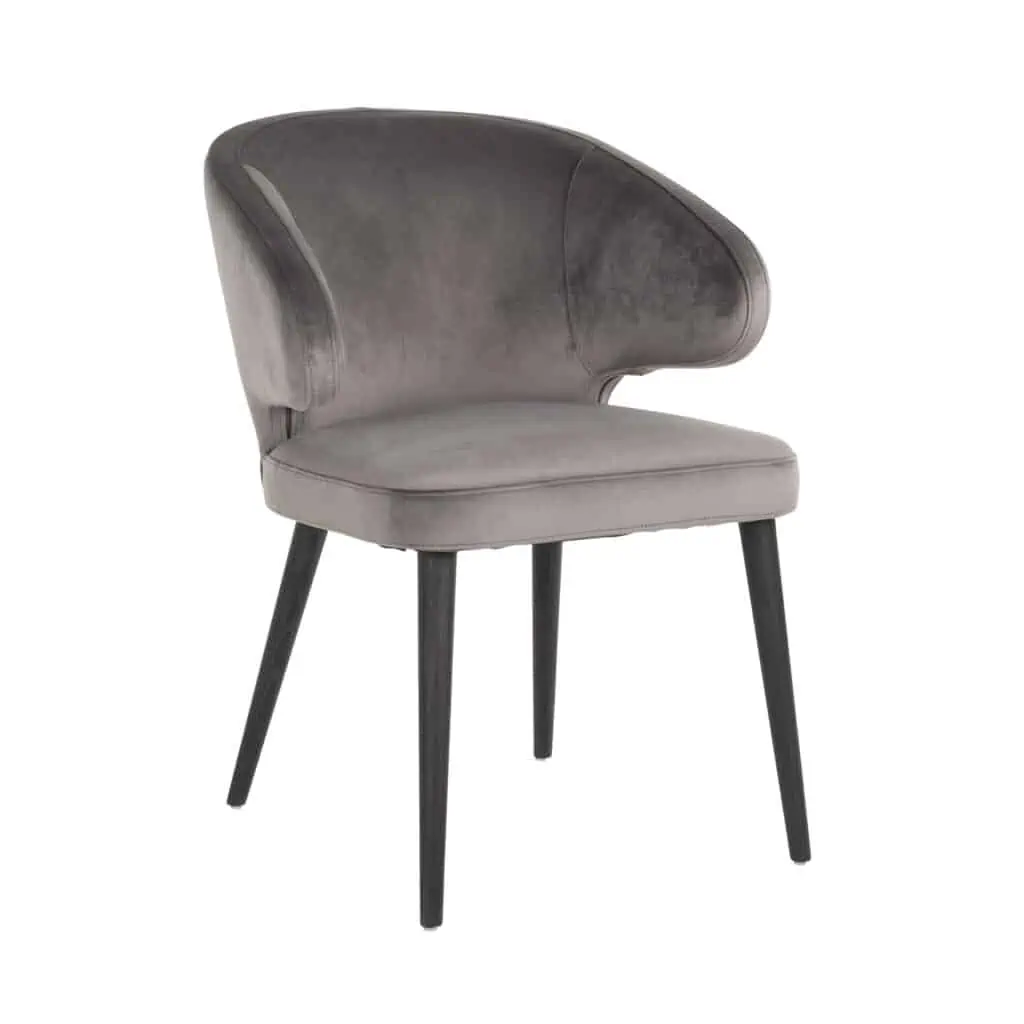 - Eetkamerstoel Indigo stone velvet