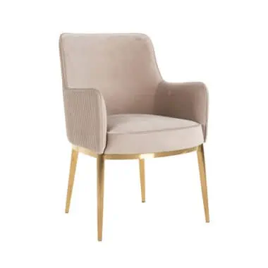 - Eetkamerstoel Breeze khaki velvet fire retardant (Set of 2)
