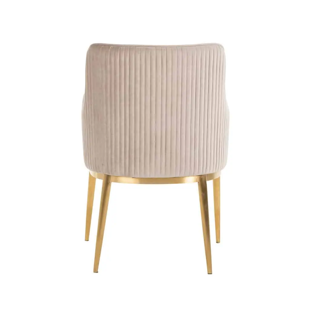 - Eetkamerstoel Breeze khaki velvet fire retardant (Set of 2)